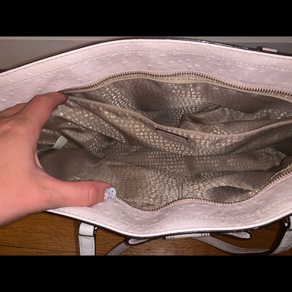 Kate Spade Ostrich Leather Valencia Rd Large Tote - Picture 3 of 6